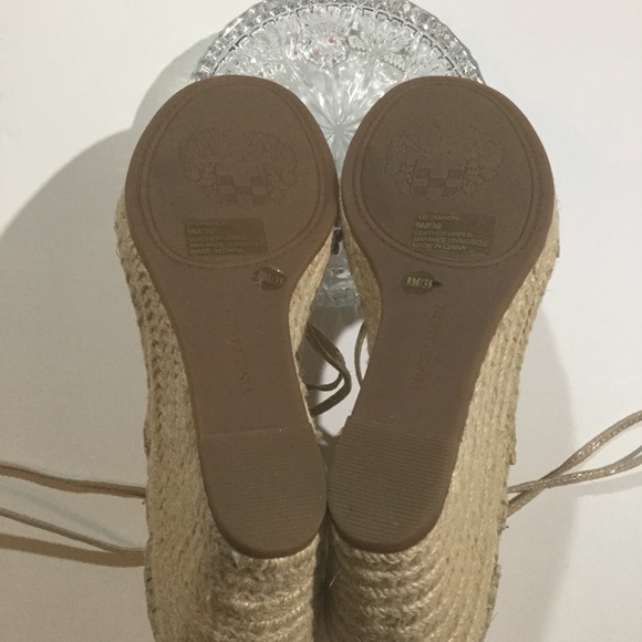 Vince Camuto Size 9 Tannon Espadrille Wedge Sandal - Picture 8 of 8